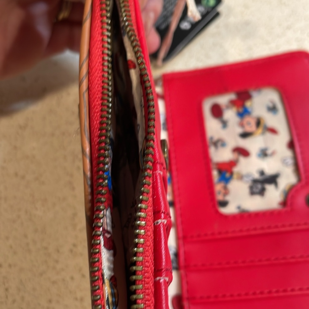 Loungefly Brown and Yellow Pinocchio Wallet - Picture 7 of 7
